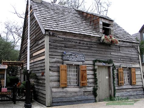 Local home lots for sale in saint augustine, florida. Oldest Wooden School House St Augustine Florida | St ...