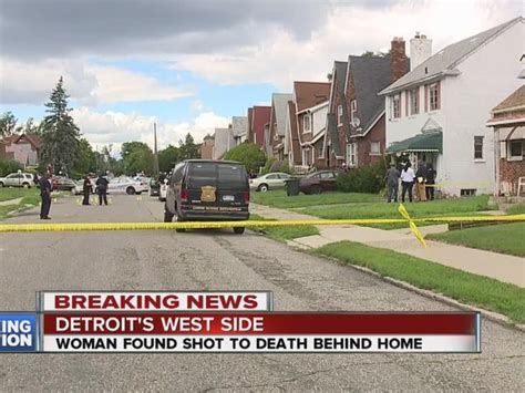 Woman Shot And Killed Inside Home On Detroits West Side