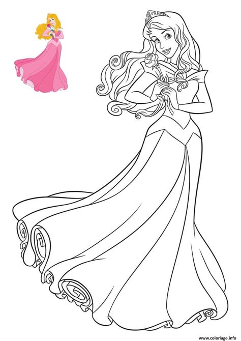 Coloriage Princesse Disney La Belle Au Bois Dormant Dessin La Belle Au