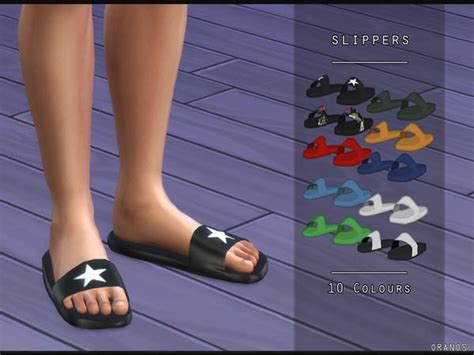 The Sims 4 Slippers Male Sims 4 Shoes Male Sims 4 Cc Shoes The