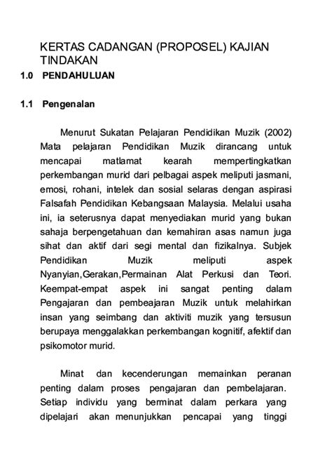 Contoh Research Proposal Bahasa Melayu  EmmanuelcelPace