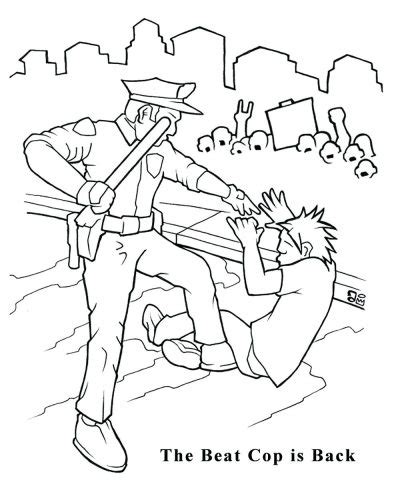 » police station downtown (270 s. Law Enforcement Coloring Pages at GetColorings.com | Free ...