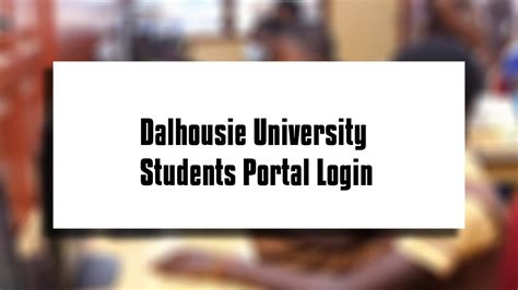 Dalhousie University Students Portal Casdalcacas Students