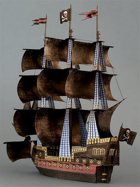 Pirate Ship Papercraft The Salty Tot Paperkraft Net F