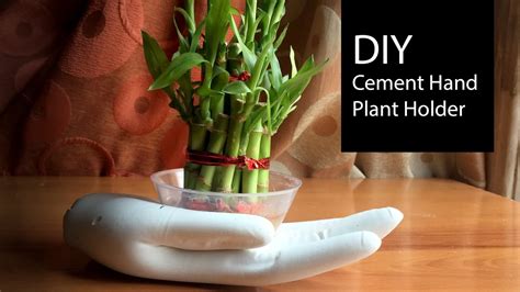 It's often said that if you sincerely want a thing done well the answer is to do it yourself. DIY Cement Plant Holder Tutorial | How To Make Plant ...