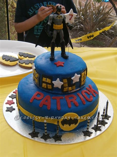 Birthday cakes can sometimes look tricky to make at home but we've got lots of easy birthday cake recipes and ideas for amateur bakers to make. Coolest Batman Cake for 7 Year Old Boy | Cool birthday ...