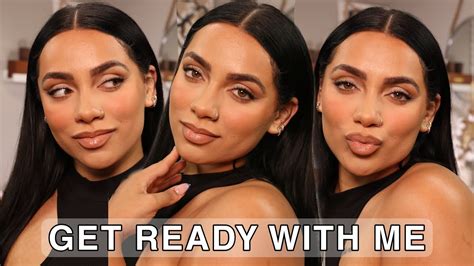 get ready with me simple everyday makeup myesha polnett youtube