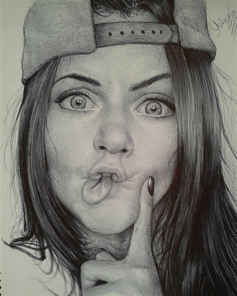 Realistic Drawings Of People Realistic Drawing Etsy The Difference