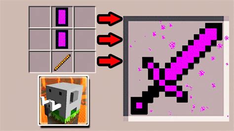 HOW TO MAKE A NETHER PORTAL SWORD In Craftsman Building Craft YouTube