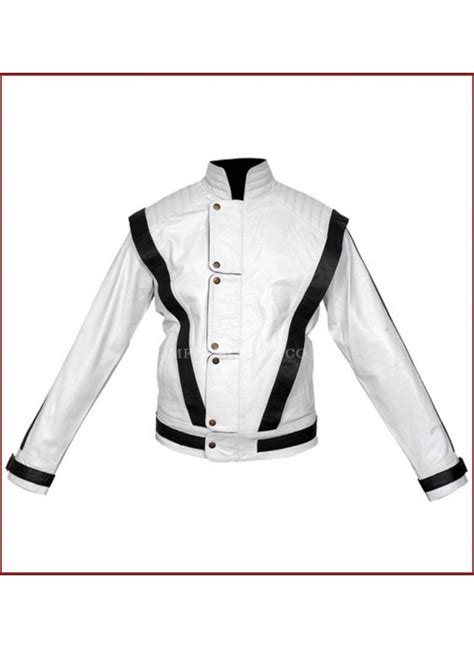 White Thriller Michael Jackson Replica Leather Jacket