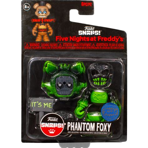 Five Nights At Freddys Phantom Foxy Snaps Vinyl Figure By Funko