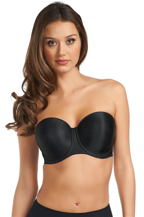 Fantasie Smoothing Womens Moulded Seamless Strapless Bra 30dd Nude