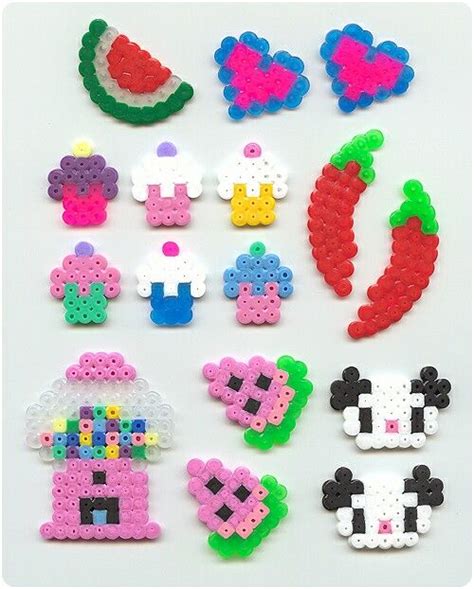 Hama Beads Pyssla Biby Creations Couture Tutorial Pyssla Bead Crafts