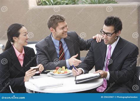 Business People Having Discussion Stock Image Image Of Colleagues