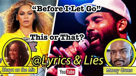 before i let go beyonce and frankie beverly youtube