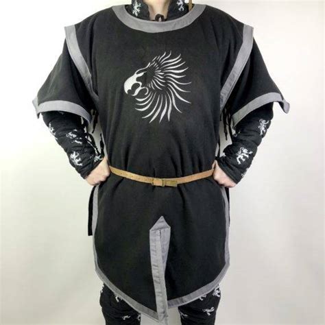 Tabard “knight” With Custom Embroidery Armor Cover • Medieval Extreme