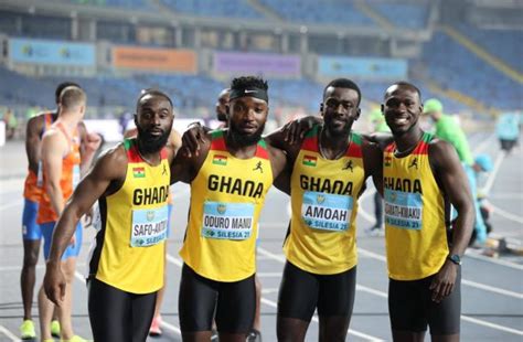 Goc President And Sports Minister Congratulate Ghanaian Sprinters On
