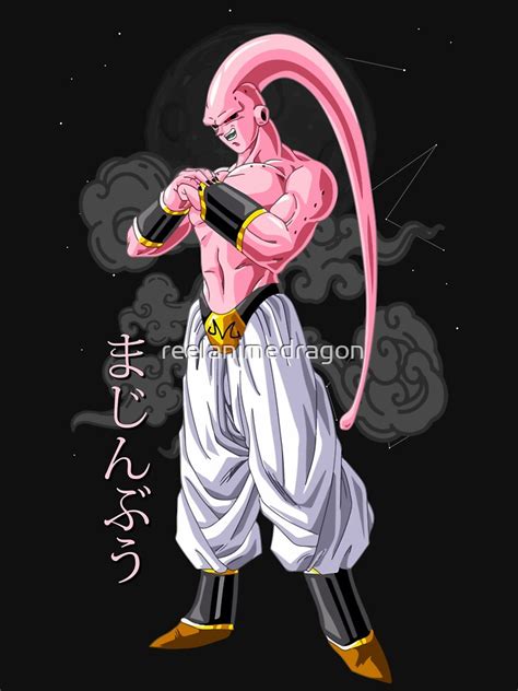 Majin Buu Adult Dragonball T Shirt For Sale By Reelanimedragon Redbubble Majin Buu T