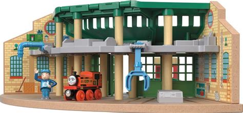 Thomas And Friends Wooden Railway Tidmouth Sheds By Fisher Price Barnes