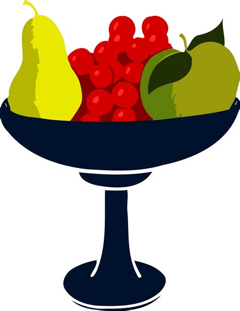 Fruit Bowl Clipart Full Size Clipart 410976 Pinclipart