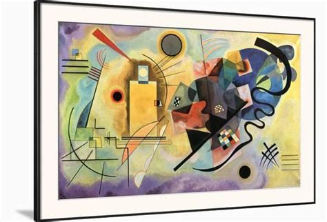 Yellow Red And Blue C1925 Framed Art Print Wassily Kandinsky