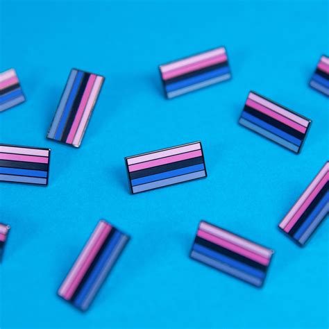 Omnisexual Flag Pin Enamel Badge Button Lgbt Pride Accessory Etsy