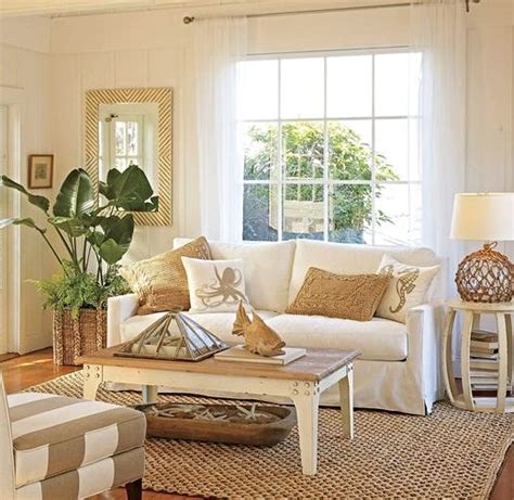 16 Neutral Coastal Living Room Designs & Decor Ideas - Coastal Decor