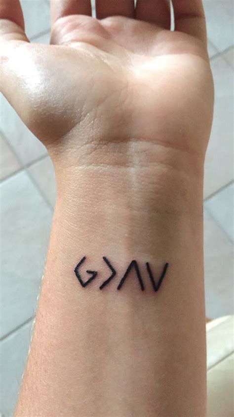 God Is Greater Tattoo Meaning