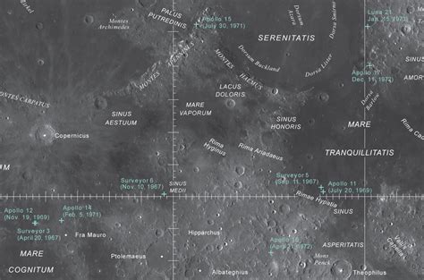 Topographic Map Of The Moon Map