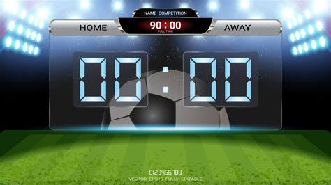 Football Scoreboard Template