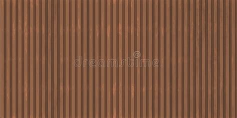 Fluted Metal Corrugated Fence Of Gray Brown With Vertically Alternating