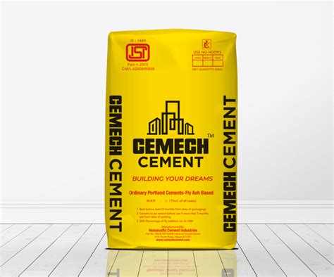 CEMECH OPC (Ordinary Portland Cement) Cement, Cement Grade: Grade 53, Grade: Opc 43 & 53, Rs 350 ...