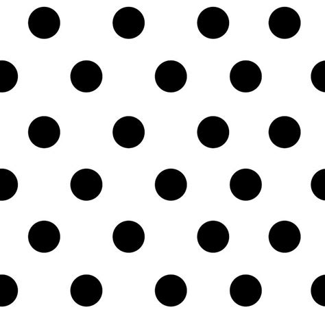 Black And White Seamless Polka Dot Pattern Free Stock Vector High