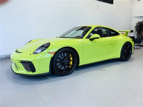 2018 Porsche 911 Gt3 9912 Pts Birch Green Heavily Optioned 480