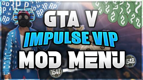 Gta V Impulse Vip Mod Menu Showcase 2020 Review Youtube