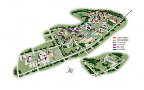 Conn College Campus Map