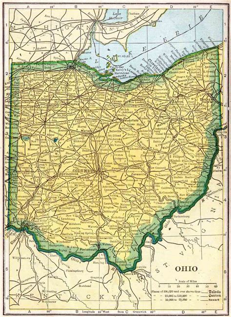 1910 Ohio Census Map Access Genealogy