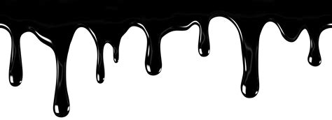 Black Dripping Paint Png Free Logo Image