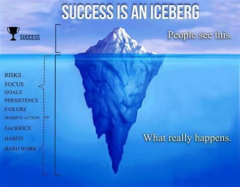 Success Is An Iceberg Leadership Fellows Advice And Insights