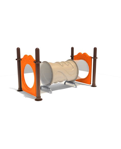 8 Free Standing Crawl Tunnel Commercial Playground Equipment