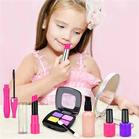 Non Toxic Girls Kids Pretend Play Beauty Cosmetic Toy Sets Not Real