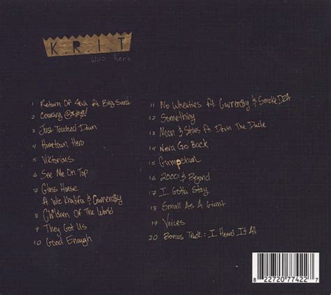 Big Krit Krit Wuz Here Album Art Tracklist Lyrics