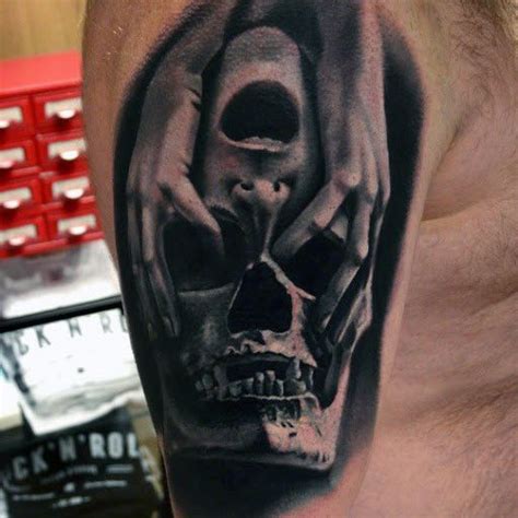 37 Besten 40 Crazy Skull Tattoos Bilder Auf Pinterest