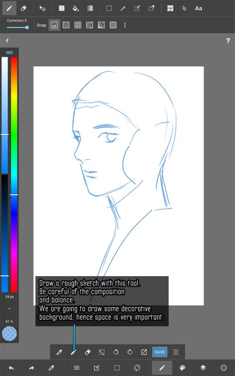 kiDChan's MediBang Paint Android Line Art Tutorial - Part 1 | MediBang