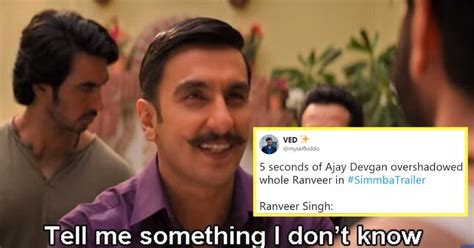 Simmba Memesranveer Singhs Dialogue ‘tell Me Something I Dont Know