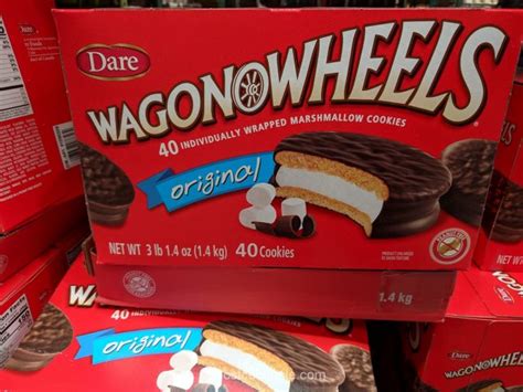 Costco sells this healthy noodle box for $13.99. Wagon Wheels Marshmallow Cookies