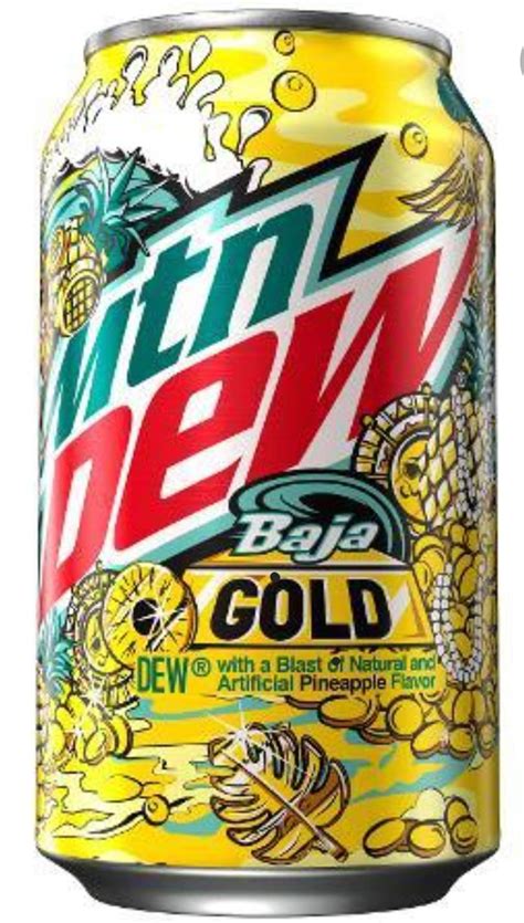 Buy Limited Edition Mountain Dew Baja Gold 12 Fl Oz Cans 12 Pack