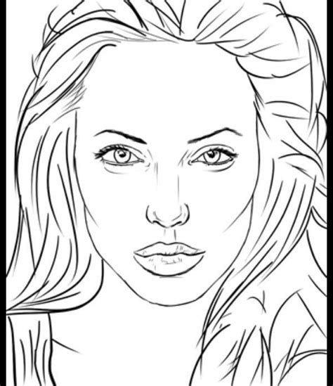 Anjelinajolie Beauty Stencil Art Wallart Portrait Originalartgb