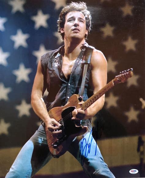 The latest tweets from @springsteen Bruce Springsteen Signed 16x20 Photo (PSA COA) | Pristine ...
