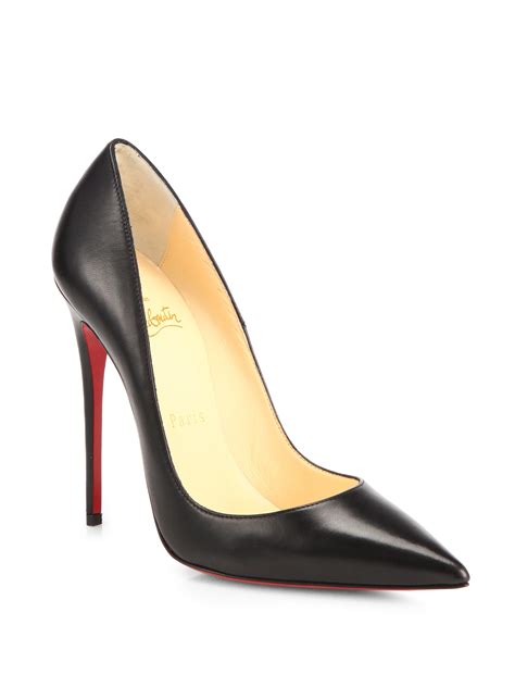 Christian Louboutin So Kate 120 Leather Pumps In Black Lyst